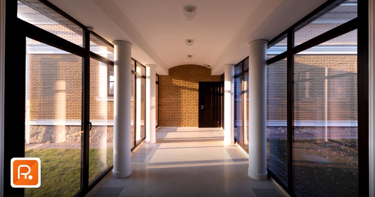Aluminium & Glass Products Wholesale Suppliers in UAE and GCC: 2026 B2B Procurement Guide - empty long hallway with columns