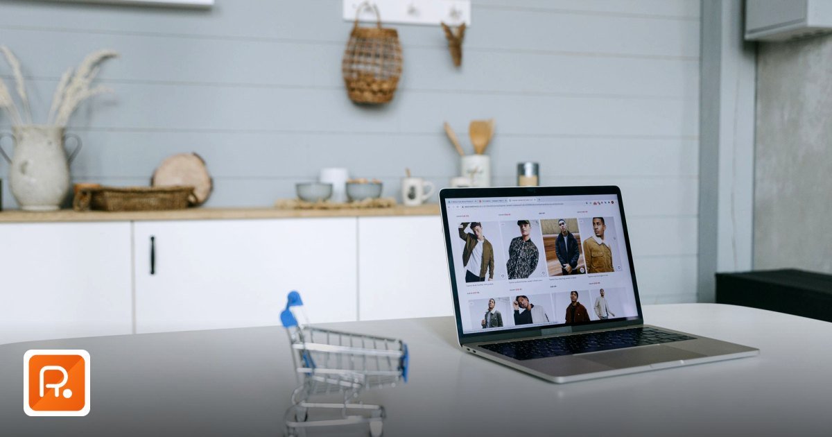 Top B2B Websites in UAE for Wholesale Sourcing (2026) - a laptop displaying an online shopping portal sits on a minimal desk