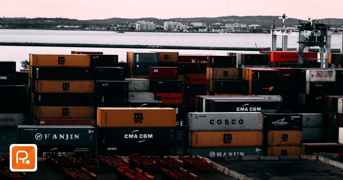 Top Eid Corporate Gifting Ideas in Dubai: Bulk Supplier Guide - a bustling container yard at a seaport with shipping