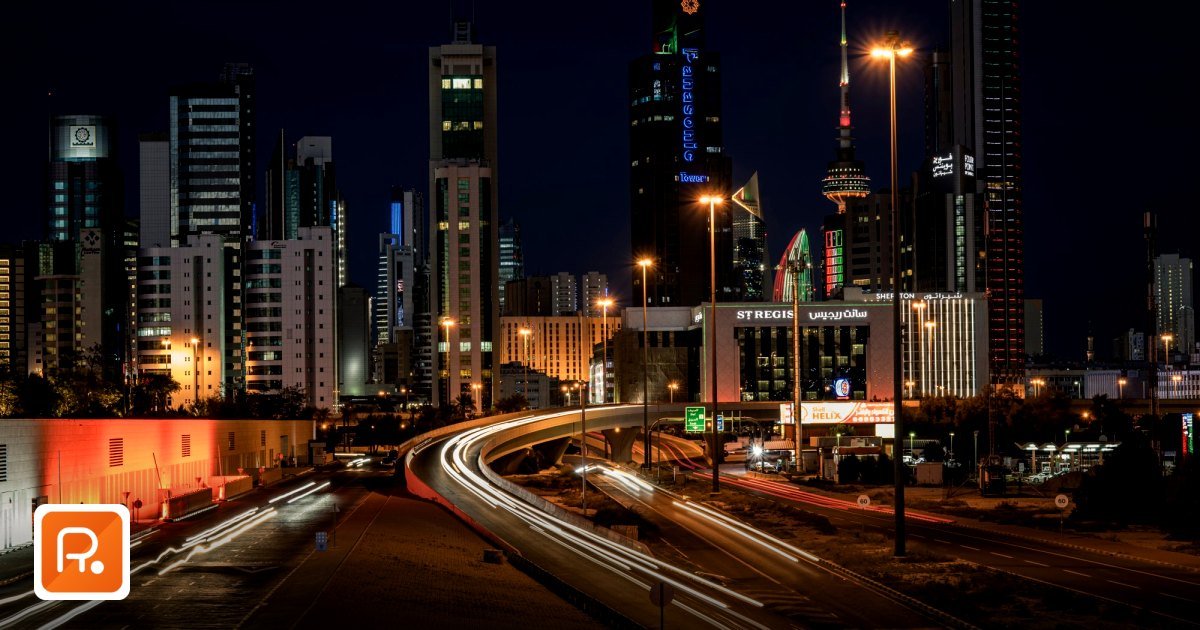 Kuwait Wholesale Distributors: B2B Sourcing Guide for GCC Buyers 2026 - vibrant night view of skyline