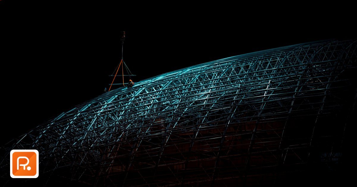 Middle East Construction Boom 2026: Procurement Opportunities in Saudi & UAE - captivating night view of dome construction