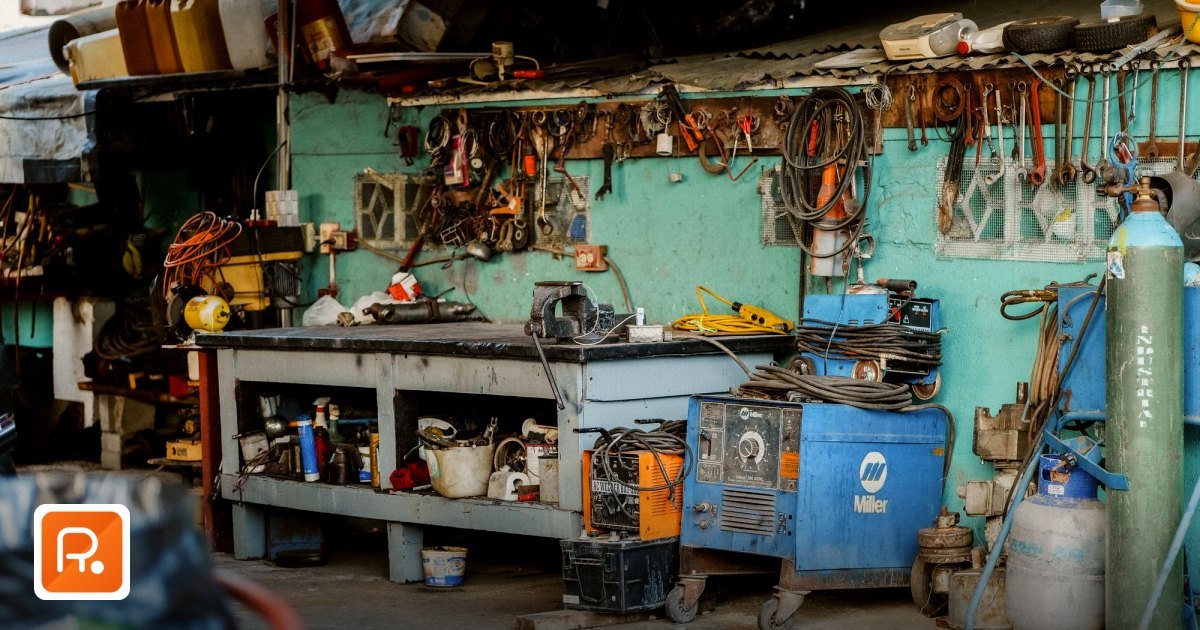 Tools & Power Tools Wholesale Suppliers UAE & GCC: B2B Procurement Guide 2026 - a workshop scene with tools, a grinder,